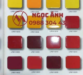BẢNG MÀU BỘT SƠN MÃNH PHÁT MỚI NHẤT 2026