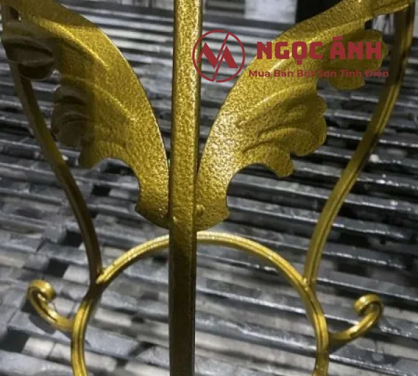Đồ trang trí nội thất sử dụng sơn tĩnh điện màu sần đồng