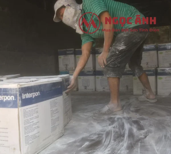 Quá trình thu gom bột sơn tĩnh điện phế thải của Trung Biên