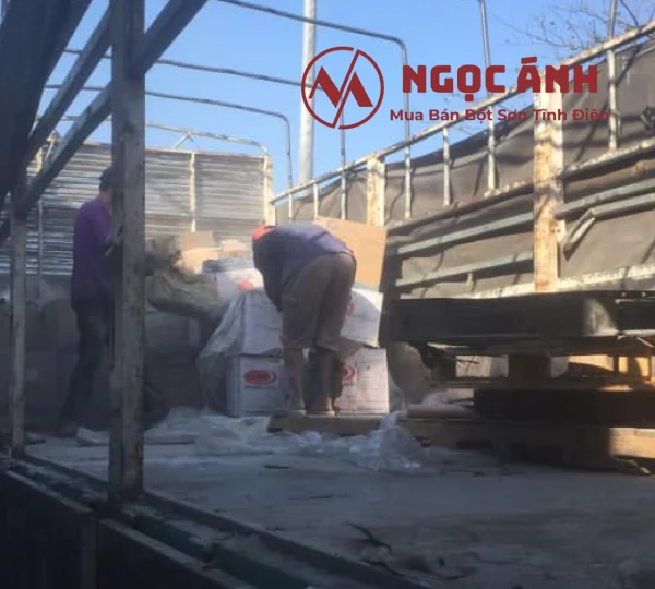 Ngọc Ánh - Cơ sở gom, thu mua phế thải bột sơn tĩnh điện công nghiệp tận nơi